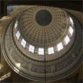 The dome of the Kazan Cathedral, the view inside