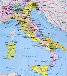 Karte Von Italien